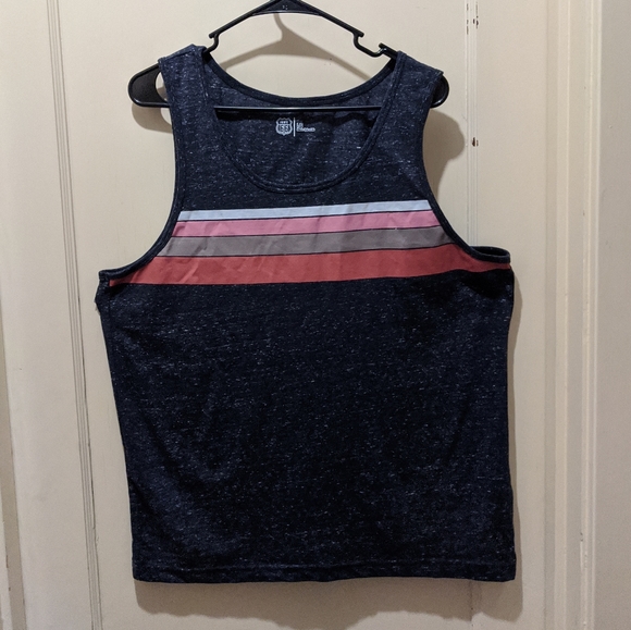 NWOT Men's Striped Tank - Picture 1 of 4